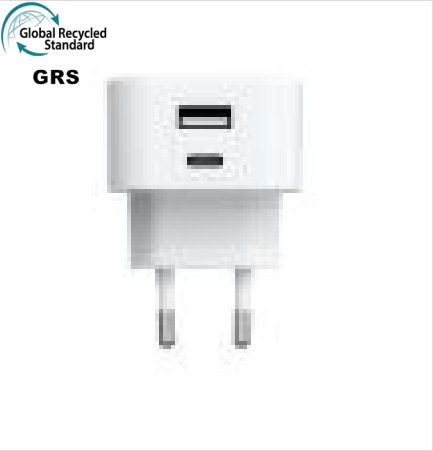 30W Max Portable Travel PD Type-C & USB-A Fast Charging Wall Charger