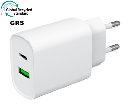 Small Travel Power Charger 30W Wall Charger USB A and C 18W Wall Charger