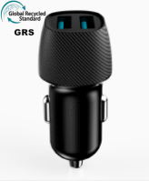 18W 3.1A Dual USB Quick Charge Car Charger For Xiao Mi9 Huawei QC4.0 QC3.0 Fast PD USB C Car Phone Charger