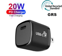 Super Mini Single Port 20WPD Phone Charging Head USB C Charger for Apple iPhone12